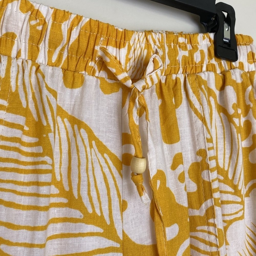 NWT Haute Hippie Linen Printed Tapered Elastic Ankle Pajama Trousers Size Small - Picture 4 of 12